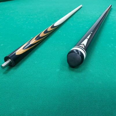 Бильярдный кий Луцкого 10 запилов Черный Граб+Фернамбук