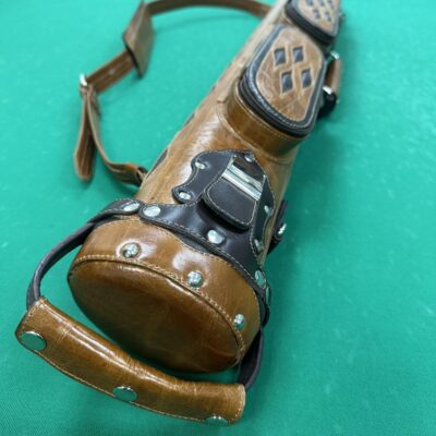 Тубус эксклюзивный ручная работа ромбы светло-коричневый