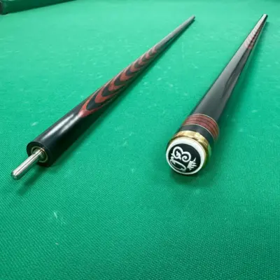 Бильярдный кий 36 запилов черный граб+ падук черный шафт Онищенко изображение