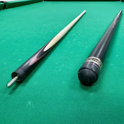 Бильярдный кий Бумер Черный граб Амарант Рой Николай изображение