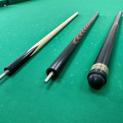 Бильярдный кий трехсоставной 9 запилов Черный граб Лапачо