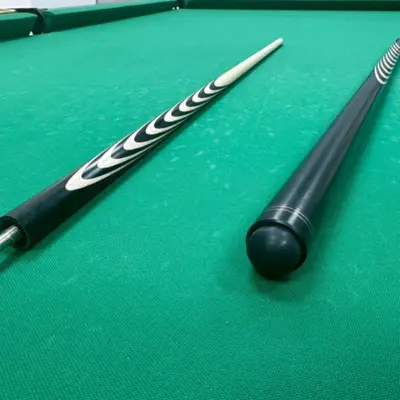 Бильярдный кий 17запилов черный граб изображение