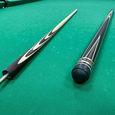 Бильярдный кий 6 длинный запил венге черный граб Рой Николай