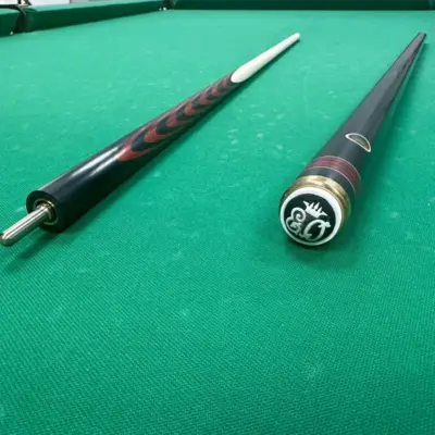 Бильярдный кий 35 запилов черный граб+ падук Онищенко изображение