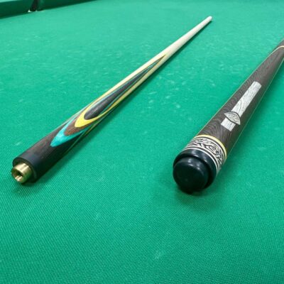 Бильярдные кии>Кии AS Бильярдный кий Цветок (попугай) венге-желтый-зеленый-серый граб 4 лучевой напряженный AS