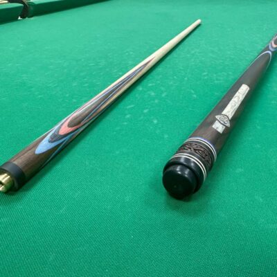 Бильярдные кии>Кии AS Бильярдный кий Цветок (попугай) Палисандр-красный-синий-серый граб 4 лучевой напряженный AS