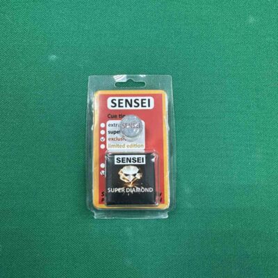 Наклейка для бильярдного кия SENSEI Exciusive 14мм + мел Super Diamond в блистере 1шт.