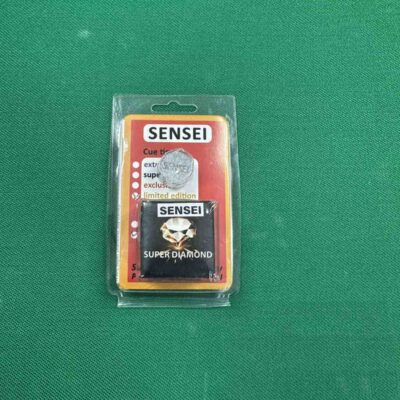 Наклейка для бильярдного кия SENSEI Limited edition 14мм + мел Super Diamond в блистере 1шт.