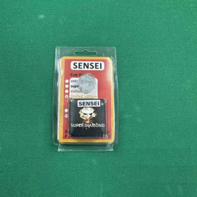 Наклейка для бильярдного кия SENSEI Limited edition 14мм + мел Super Diamond в блистере 1шт. изображение