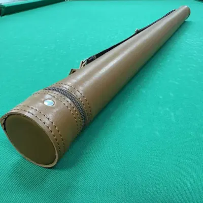 Тубус для бильярдного кия Super Diamond коричневый без кармана гладкий 1шт. изображение