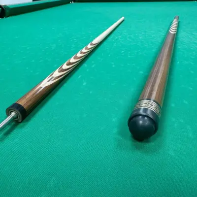 Бильярдный кий палисандр 15 запилов кольцо инкрустация изображение