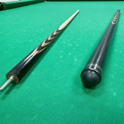 Бильярдный кий 10 запилов черный граб+зебрано изображение