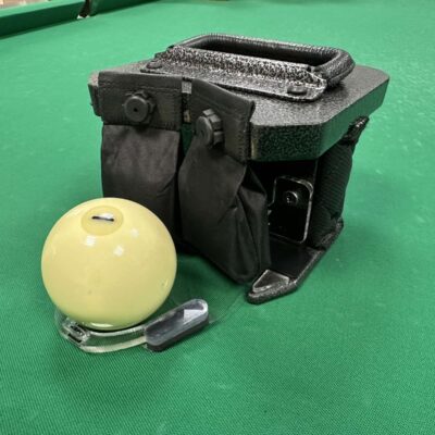 Бильярдный тренажер СВОЯК черные мешечки железная ручка