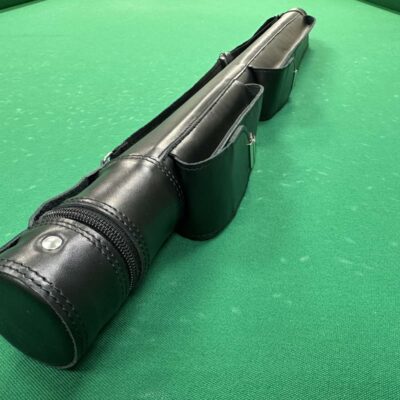 Тубус для бильярдного кия кожаный Super Diamond замок два кармана пришивные гладкий 1шт.