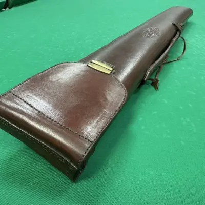 Колчан для бильярдного кия Кпанцлер кожаный коричневый гладкий изображение